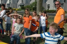 Koninginnedag 2011: Eiergooien en kinderspelen