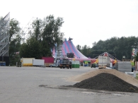 Opbouw Lowlands 2009