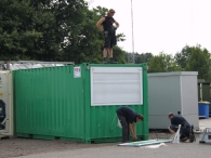 Opbouw Lowlands 2009