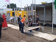 Eerste steen nieuwbouw De Voor