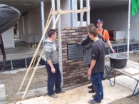 Eerste steen nieuwbouw De Voor