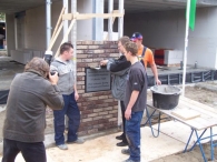 Eerste steen nieuwbouw De Voor