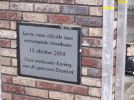 Eerste steen nieuwbouw De Voor