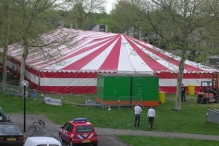 Koninginnedag 2004 - Opbouw