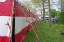 Koninginnedag 2004 - Opbouw