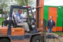 Koninginnedag 2004 - Opbouw
