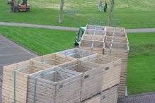 Koninginnedag 2004 - Opbouw