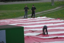 Koninginnedag 2004 - Opbouw