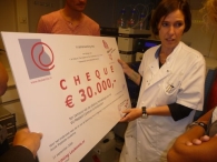 Uitreiking Cheque Ria's Run