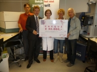 Uitreiking Cheque Ria's Run