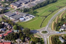 Luchtfoto's gemaaid gras voor Ria