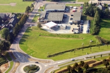Luchtfoto's gemaaid gras voor Ria