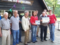 Uitreiking Cheque aan Scharrelberg