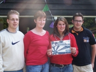 Uitreiking Cheque aan Scharrelberg