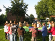 Op voeten en fietsen naar school