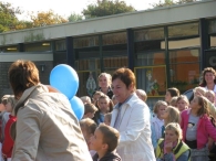 Op voeten en fietsen naar school