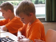 Halve finale schooldammen 2009