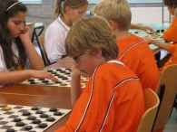 Halve finale schooldammen 2009