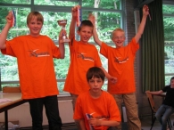 Halve finale schooldammen 2009