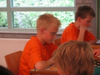 Halve finale schooldammen 2009