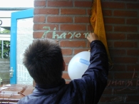 Versieren huis Sharon