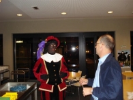 Pieten in het dorp