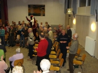 Pieten in het dorp