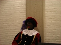 Pieten in het dorp
