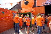 WK 2010: Nederland - Denemarken (3)