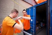 WK 2010: Nederland - Denemarken (3)