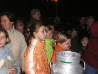 Kerstavond 2005 - Zingen bij de toren