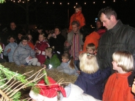 Kerstavond 2005 - Zingen bij de toren