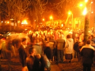 Kerstavond 2005 - Zingen bij de toren