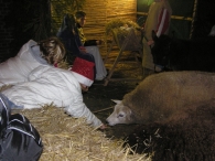 Kerstavond 2005 - Zingen bij de toren