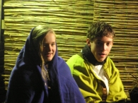 Kerstavond 2005 - Zingen bij de toren