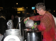 Kerst 2006: Zingen bij de toren