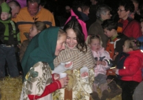 Kerst 2006: Zingen bij de toren