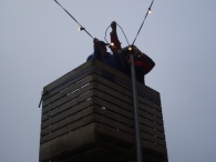 Lampjes aan de toren