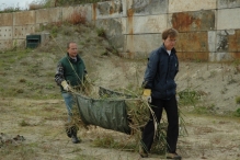 Werkdag natuurstrook van Werven