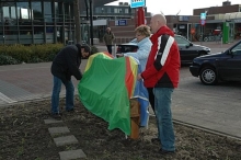 Onthulling Welkomstbord