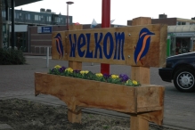 Onthulling Welkomstbord