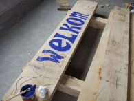 Onthulling Welkomstbord