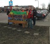 Onthulling Welkomstbord