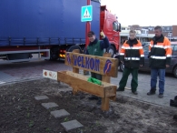 Onthulling Welkomstbord
