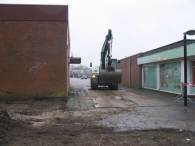 Bouwrijp maken winkelcentrum