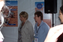 Bezoek minister Vogelaar