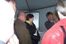 Bezoek minister Vogelaar