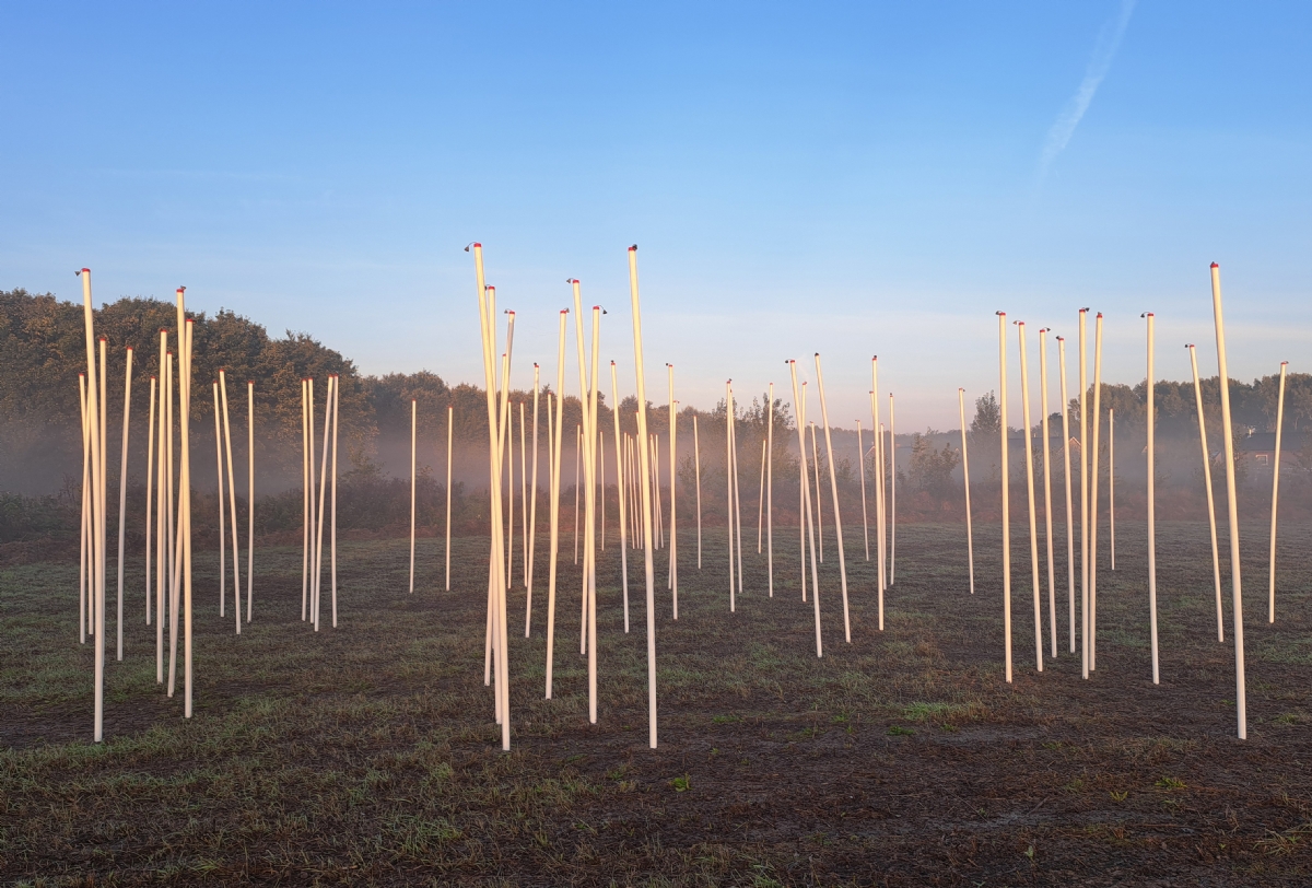 Kunstproject ?Scheepskerkhof op het droge? gerealiseerd bij Flevo Nice