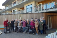 Vlaggetjes De Tas hangen allemaal