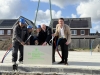 Wethouder Peter van Bergen geeft startsein voor bouw 32 woningen in de Graafschap Biddinghuizen